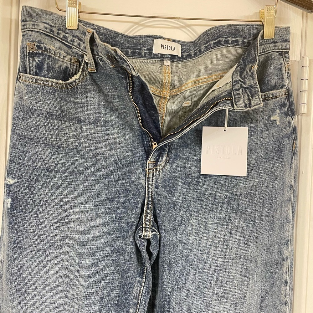 PISTOLA Stevie Pulse High Rise Relaxed Flare Jeans - Picture 5 of 16